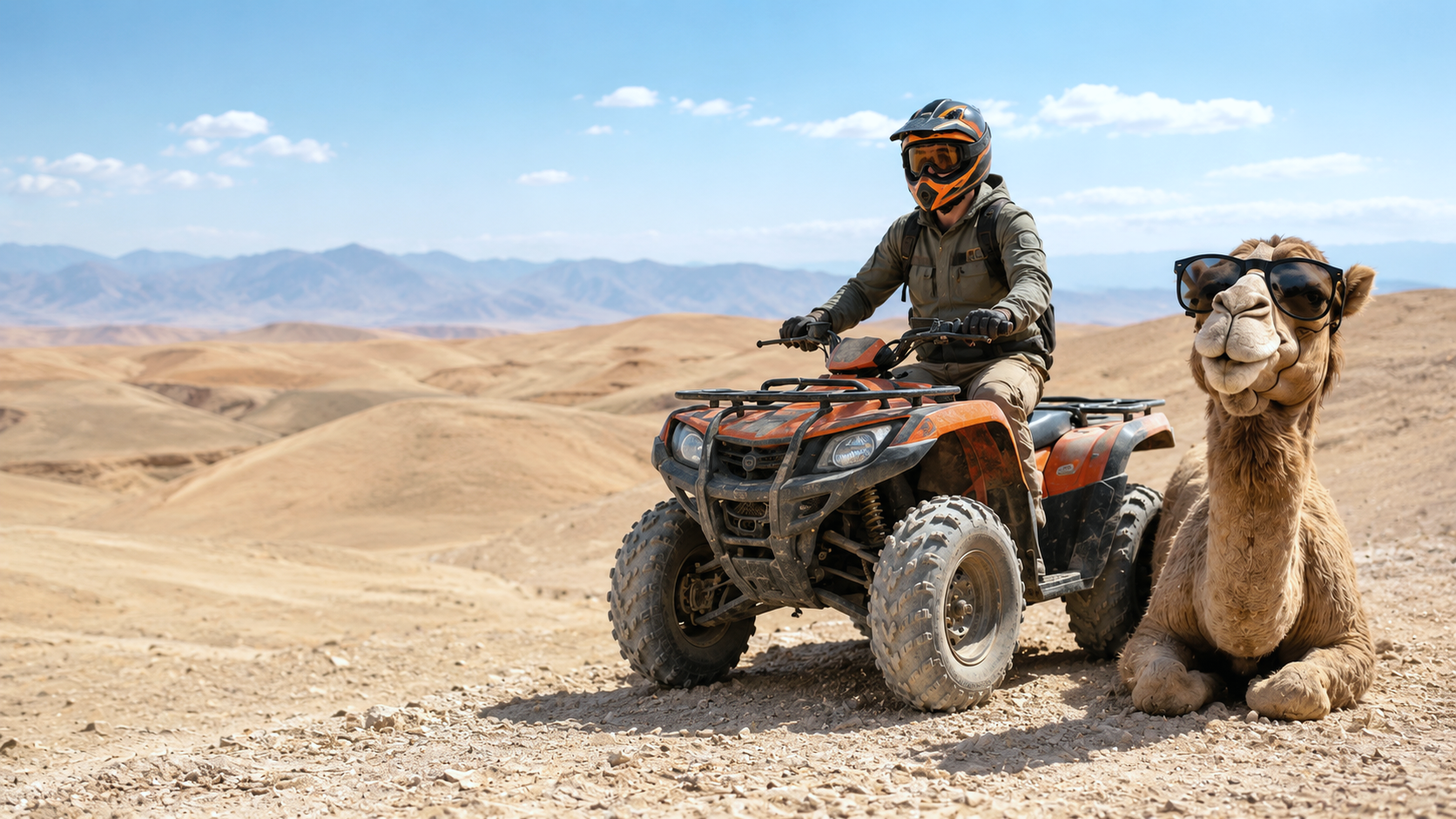 Aventure en plein jour près de Marrakech